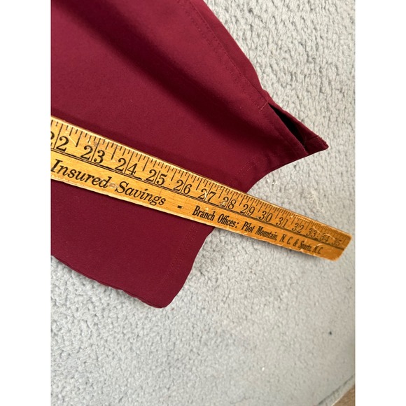 FIGS Technical Collection Scrub Set XXL Women Burgandy 2 Top 1 Pants Uniform - Picture 5 of 16